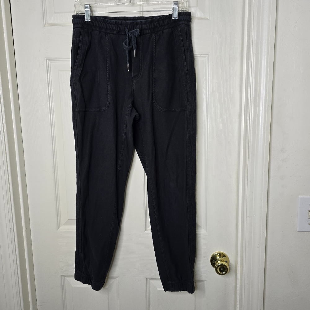 Athleta Black Elastic Waist‎ Jogger Gorpcore Sweat Pants Womens S/P